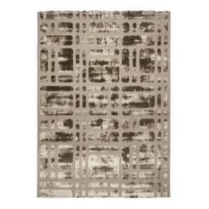 Tapis intérieur extérieur  beige et brun 160x230