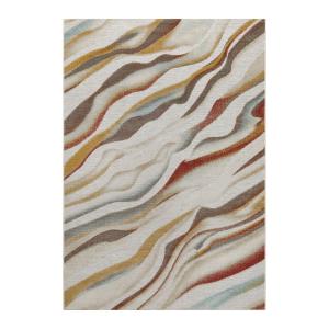 Tapis intérieur/extérieur bohème motif psychédélique 120x17…