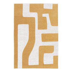 Tapis intérieur extérieur en fibres recyclées DEDALE