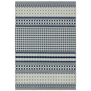 Tapis intérieur extérieur en Polypropylen bleu 120x170 cm