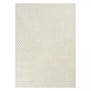 Tapis intérieur extérieur en relief  ton sur ton Crème 80x1…