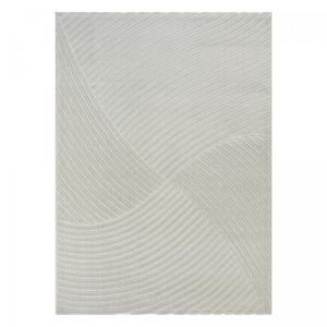 Tapis intérieur extérieur en relief  ton sur ton Gris 133x1…