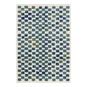 Tapis intérieur extérieur en velours coloré OPAL