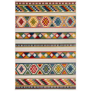Tapis intérieur extérieur moderne multicolore 120x170 cm