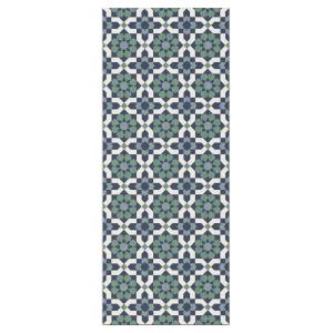 Tapis intérieur extérieur résistant tâches et UV bleu 80x20…