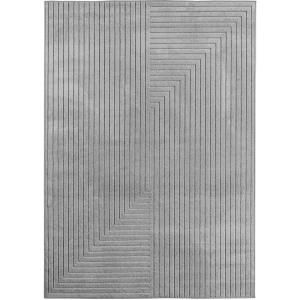 Tapis intérieur/extérieur scandinave gris - 280x370