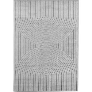 Tapis intérieur/extérieur scandinave gris - 80x250