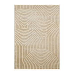Tapis intérieur motif arches beige 120 x 160 cm