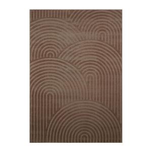Tapis intérieur motif arches mocha 120 x 160 cm