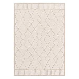 Tapis intérieur motif ethnique 160x230cm beige