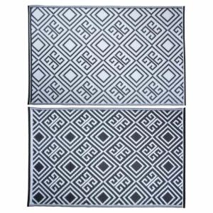 Tapis jardin 120 x 186 cm noir