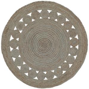 Tapis Jute Gris 91 X 91 cm