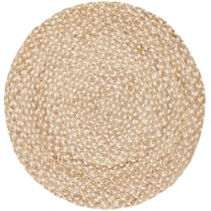 Tapis Jute Naturel/Ivoire 122 X 122 cm
