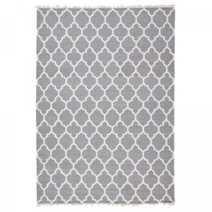 Tapis kilim 110x160 Laine gris