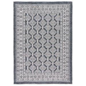 Tapis kilim de style ethnique bleu, 120X170 cm