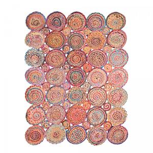 Tapis kilim en coton Fait main 160x230 Multicolore
