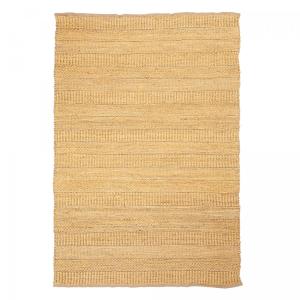 Tapis kilim en jute beige 80x150