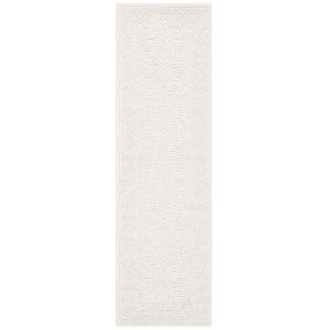 Tapis Laine / Cotton Blanc 69 X 244 cm