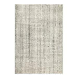 Tapis laine et polyester tufté main crème 140x200