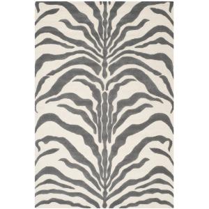 Tapis Laine Gris 183 X 274 cm