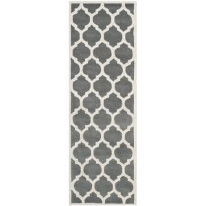 Tapis Laine Gris 69 X 213 cm