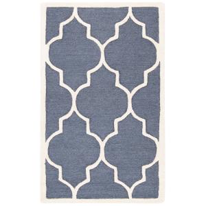 Tapis Laine Gris 91 X 152 cm