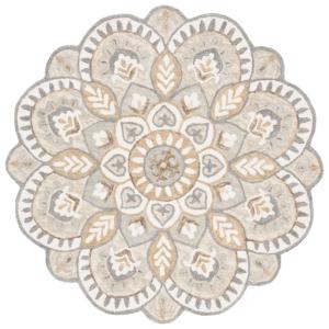 Tapis Laine Ivoire / Beige 152 X 152 cm