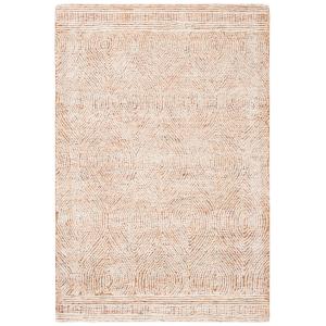 Tapis Laine Ivory / Rust 61 X 91 cm