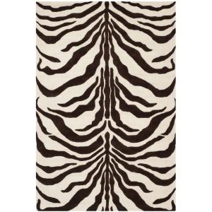 Tapis Laine Neutre/Marron 150 X 245