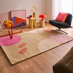 Tapis Laine Tissé à la main multicolore 160x230