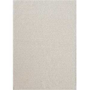 Tapis laine tissée main, crème, 160 x 230 cm