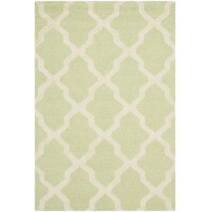 Tapis Laine Vert/Neutre 122 X 183 cm
