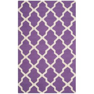 Tapis Laine Violet 152 X 244 cm