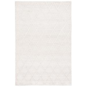 Tapis laine/viscose ivoire 152 x 244 cm