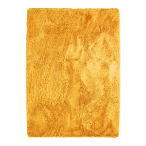 Tapis lavable à base fine  souple extra doux jaune 120x170