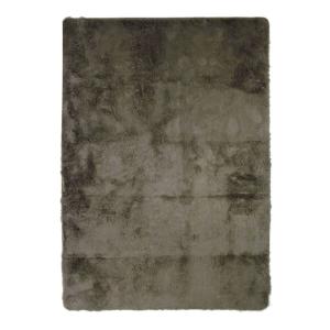 Tapis lavable à base fine  souple extra doux taupe 160x230