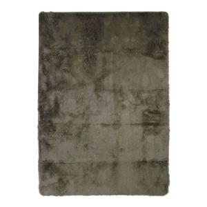 Tapis lavable à base fine  souple extra doux taupe 225x340