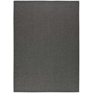 Tapis lavable avec motif à chevrons anthracite, 160X230 cm