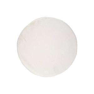 Tapis lavable blanc extra doux, 120Ø cm