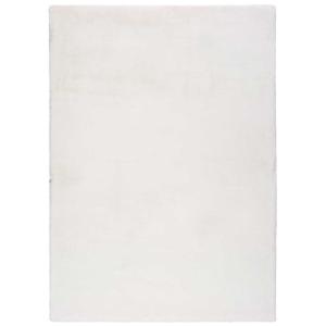 Tapis lavable blanc extra doux, 120x180 cm