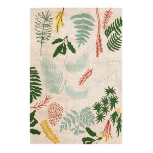 Tapis lavable botanique multicolore 200x300 cm