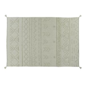 Tapis lavable en coton olive 200x300