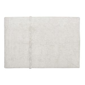 Tapis lavable en laine blanc 250x340