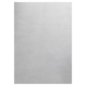 Tapis Lavable en microfibre douce - Gris Argent 120x170cm