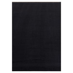 Tapis Lavable en microfibre douce - Noir 120x170cm