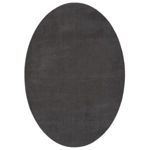 Tapis lavable et antidérapant, anthracite, 140 x 200 cm ova…