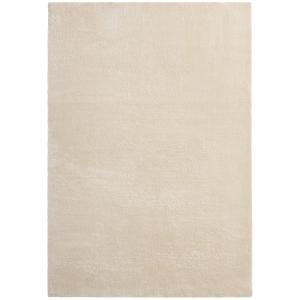 Tapis lavable et antidérapant, uni, beige, 200 x 280 cm