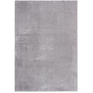 Tapis lavable et antidérapant, uni, gris, 140 x 200 cm