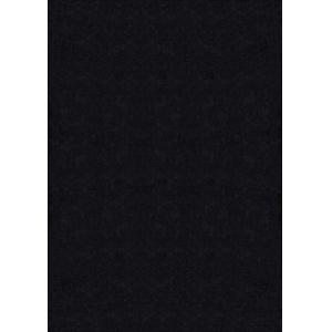 Tapis lavable et antidérapant, uni, noir, 140 x 200 cm