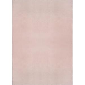 Tapis lavable et antidérapant, uni, rose, 140 x 200 cm
